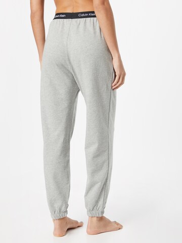 Calvin Klein Underwear Tapered Pleat-Front Pants in Grey
