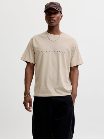 JACK & JONES Bluser & t-shirts 'JJEStar' i beige: forside