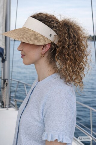 Roeckl Cap 'SALINA' in Beige: front