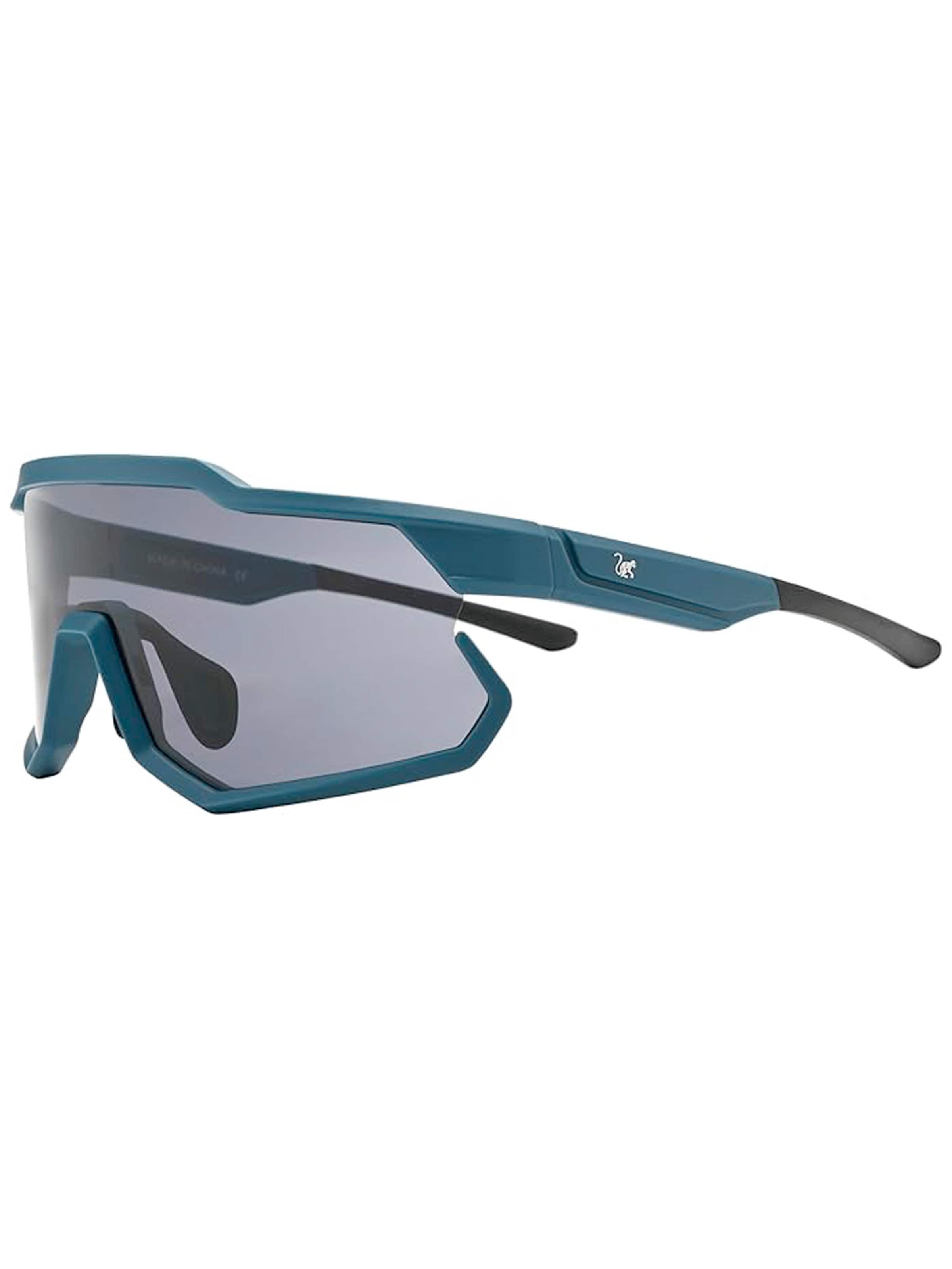 Lunettes de soleil sport Surf Monkey en bleu : devant