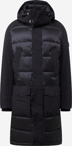 STRELLSON Χειμερινό παλτό 'Crasher' σε μαύρο: μπροστά