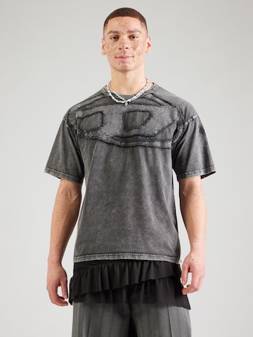 DIESEL - Camiseta en negro: frente
