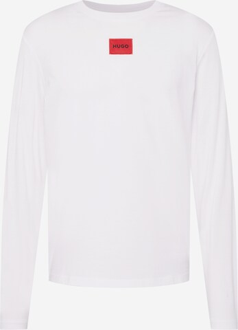 T-Shirt 'Diragolo' HUGO en blanc : devant