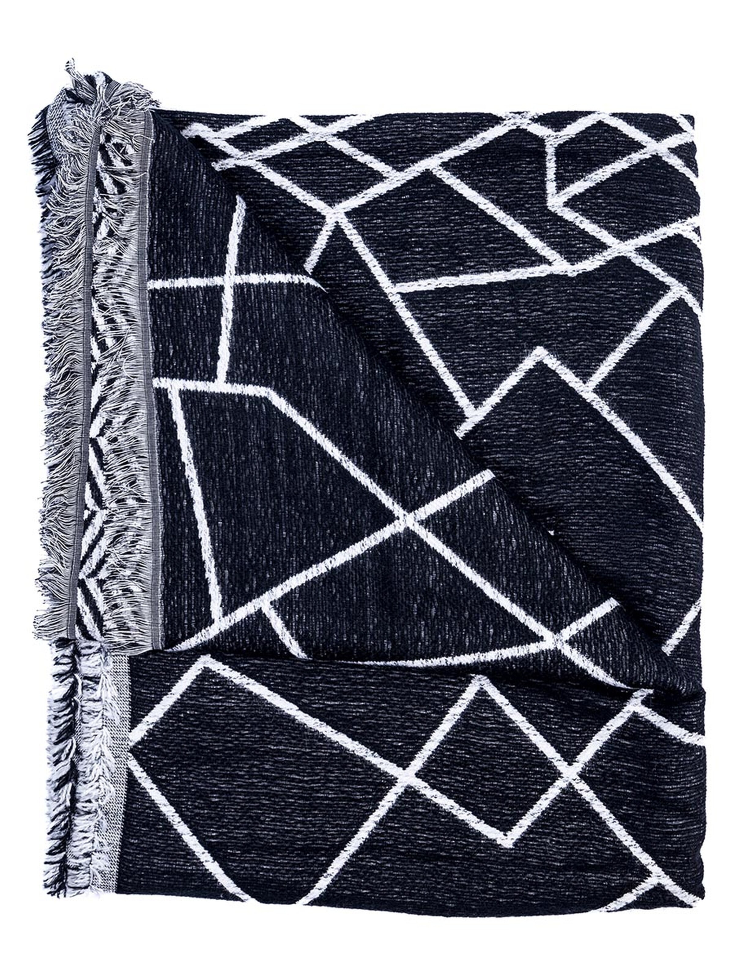 Passigatti Tuch 'Geometrisch'‌‌‌‌‌‌‌‌ in Schwarz