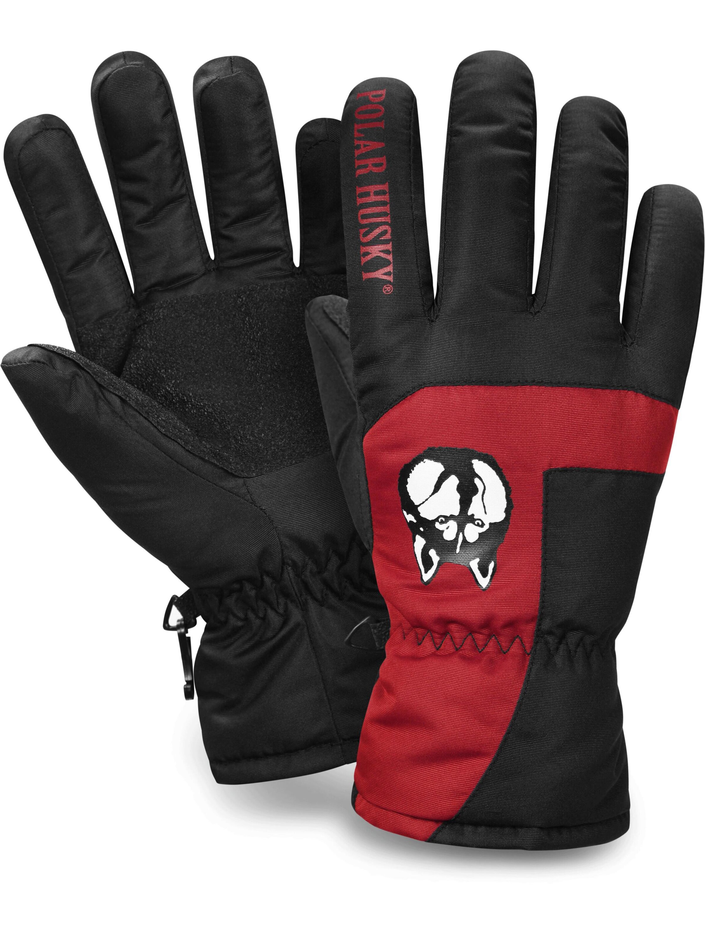 Polar Husky Sports gloves 'Jannu' in Red: front