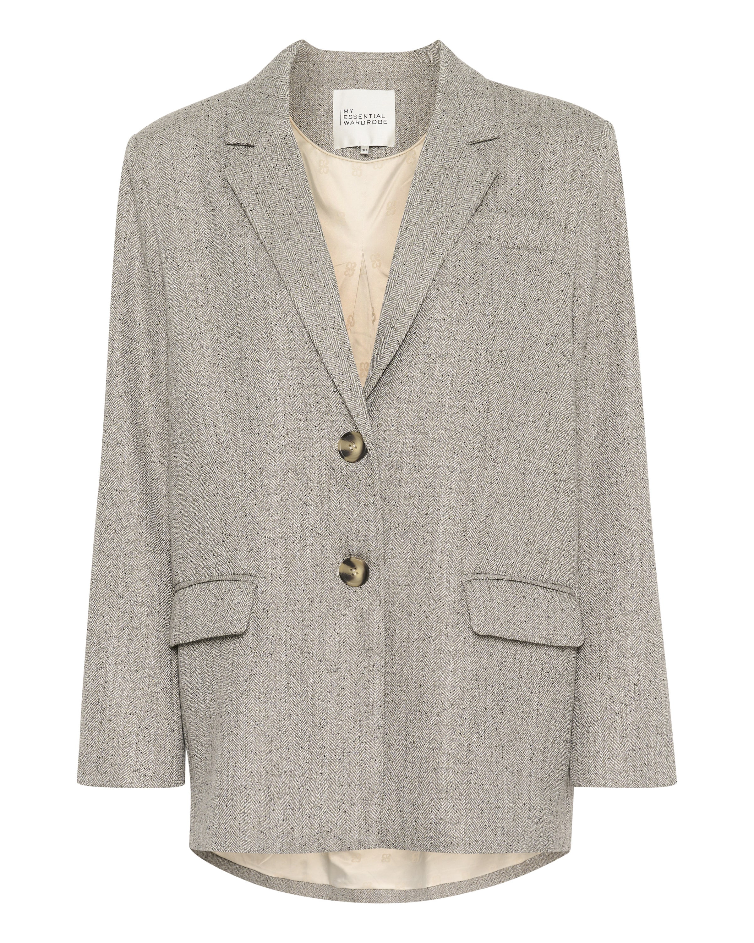 My Essential Wardrobe Bleiser 'EmmyMW', värv hall: eest vaates