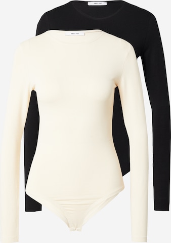Shirtbody '2er pack  Lulu Body' ABOUT YOU en beige : devant
