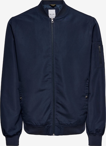 Veste mi-saison 'Jack' Only & Sons en bleu : devant