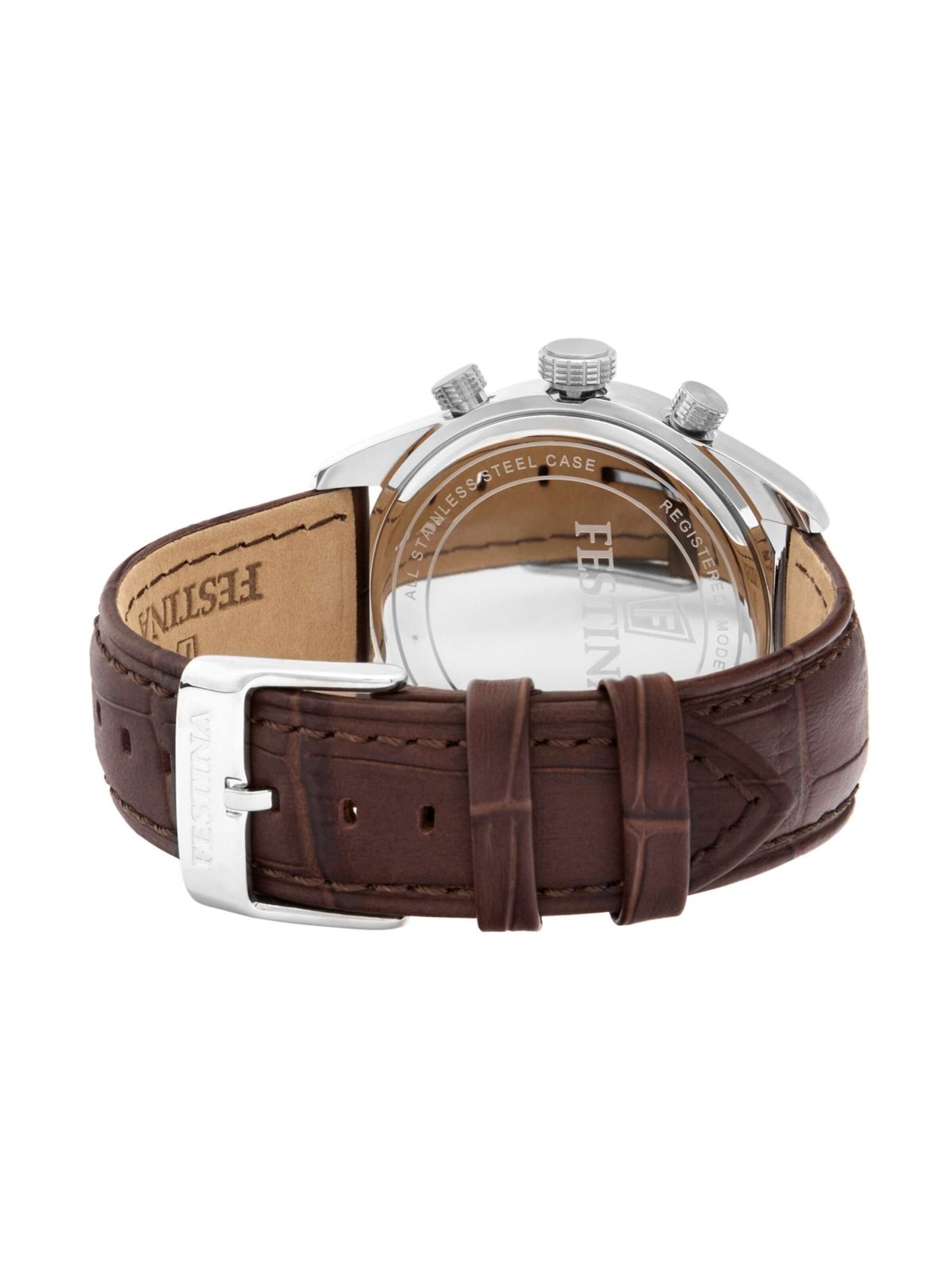 FESTINA Analogové hodinky 'Chronograph TIMELESS CHRONOGRAPH' – stříbrná