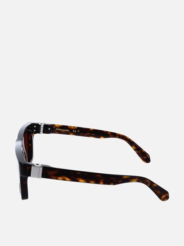 FERRAGAMO Sonnenbrille‌ in Braun