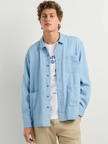 Regular fit Camicia 'Robi' di Pepe Jeans in blu: frontale