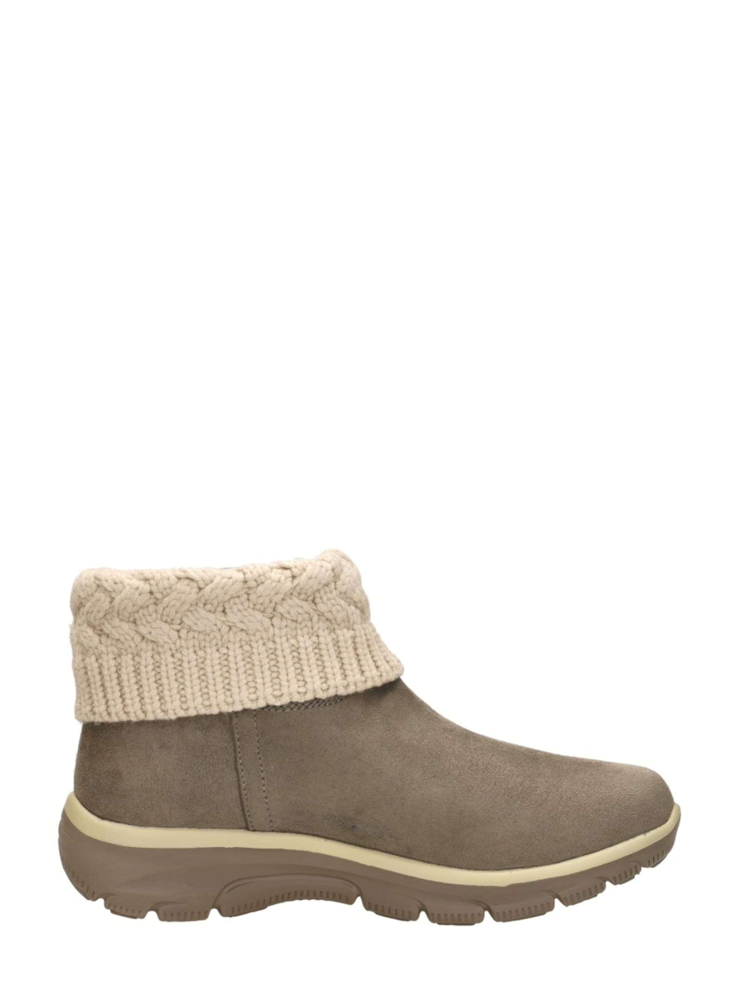 SKECHERS Boots 'Enkellaarsjes Plat' in Grey