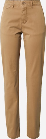 s.Oliver Regular Chino trousers in Brown: front