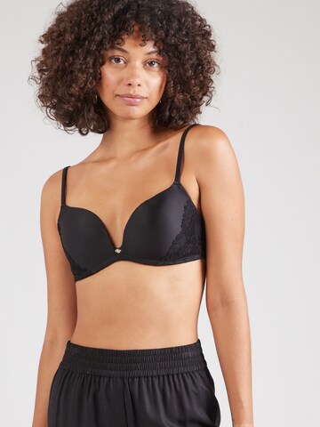 GUESS T-shirt Bra 'TIZIANA' in Black: front