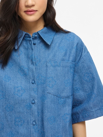 Robe-chemise 'VILuna' VILA en bleu