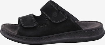 ROHDE Mules 'Alassio' in Black: front