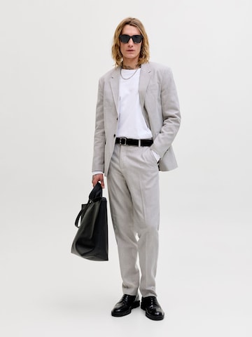 JACK & JONES Regular Bandplooibroek 'JPRMARTIN' in Grijs: voorkant