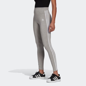 Skinny Leggings 'Adicolor' di ADIDAS ORIGINALS in grigio: frontale