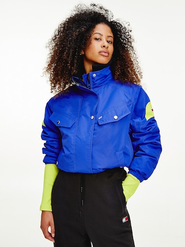 Tommy Jeans Tussenjas in Blauw: voorkant