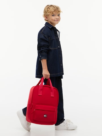 TOMMY HILFIGER Batoh 'Heritage' – červená: boční strana