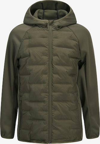 Jack & Jones Junior Övergångsjacka 'JJEPERFECT' i grön: framsida