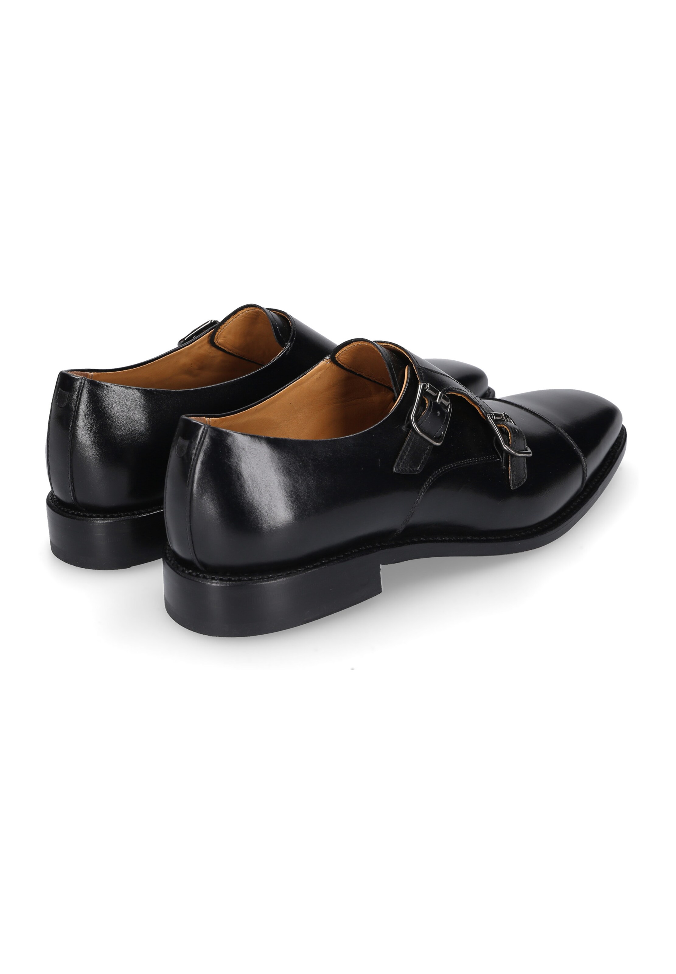 Henry Stevens Slipper 'Liam CDM Double Monk' in Schwarz