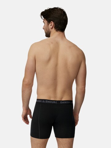 Boxers 'Merino' DANISH ENDURANCE en noir