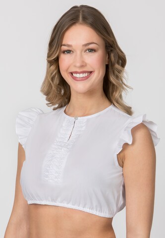 STOCKERPOINT Traditional blouse ' Fiora' in White
