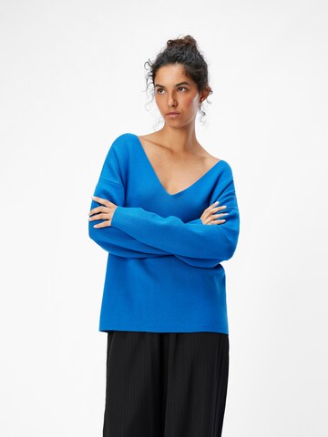 Pullover 'OBJREYNARD' di OBJECT in blu: frontale