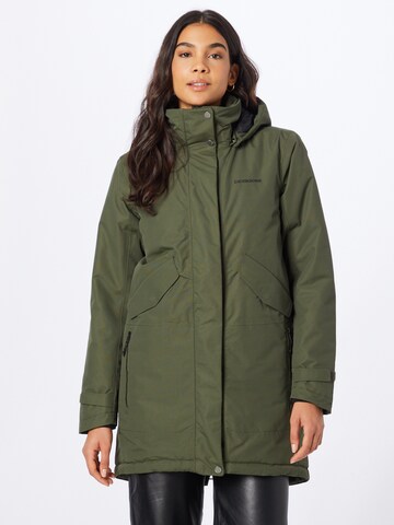 Didriksons Between-Seasons Parka 'Tanja' in Green: front