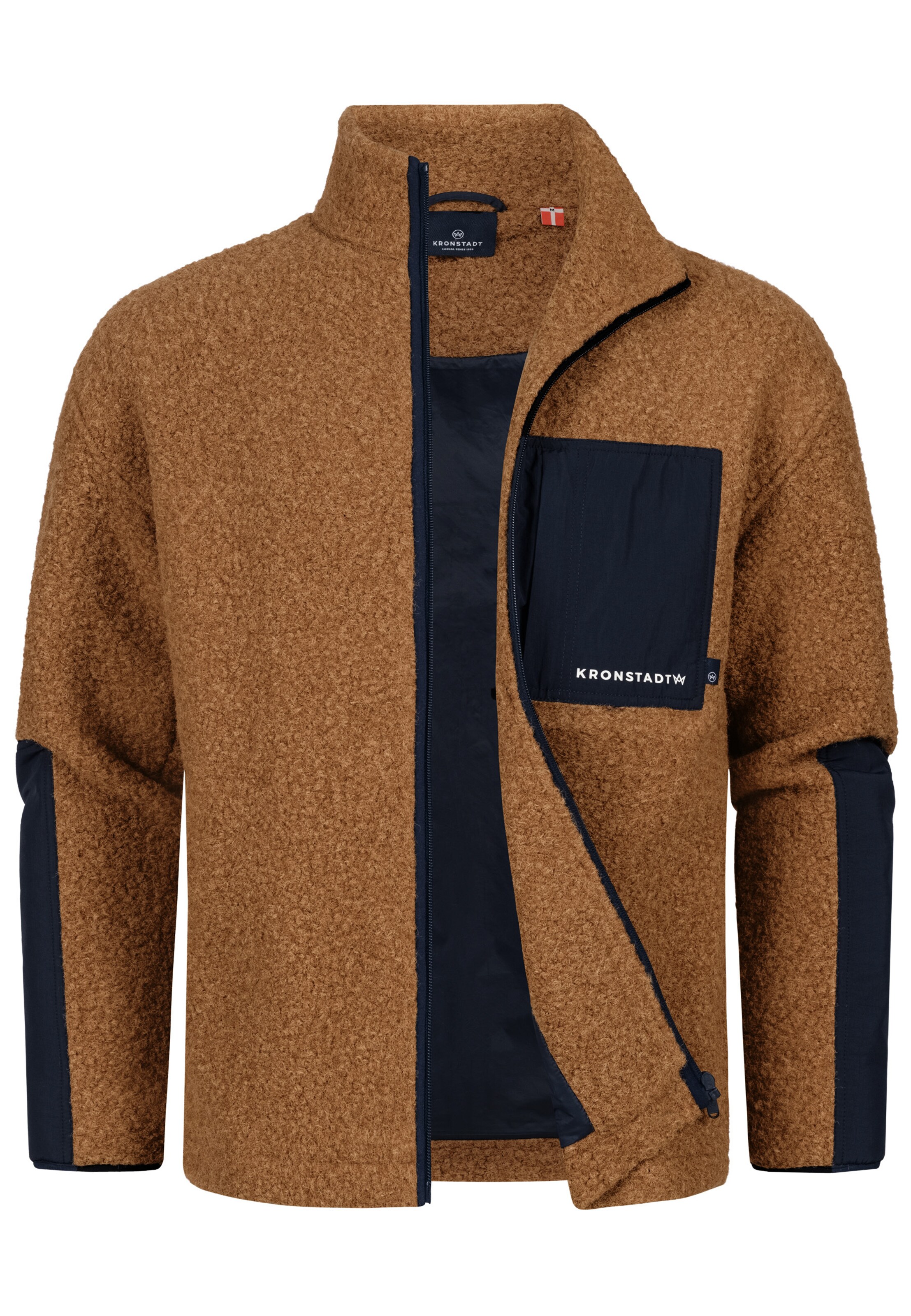 Kronstadt Between-Season Jacket 'KSSteele' in Brown: front