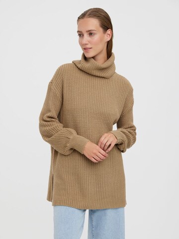 VERO MODA Sweater in Beige: front