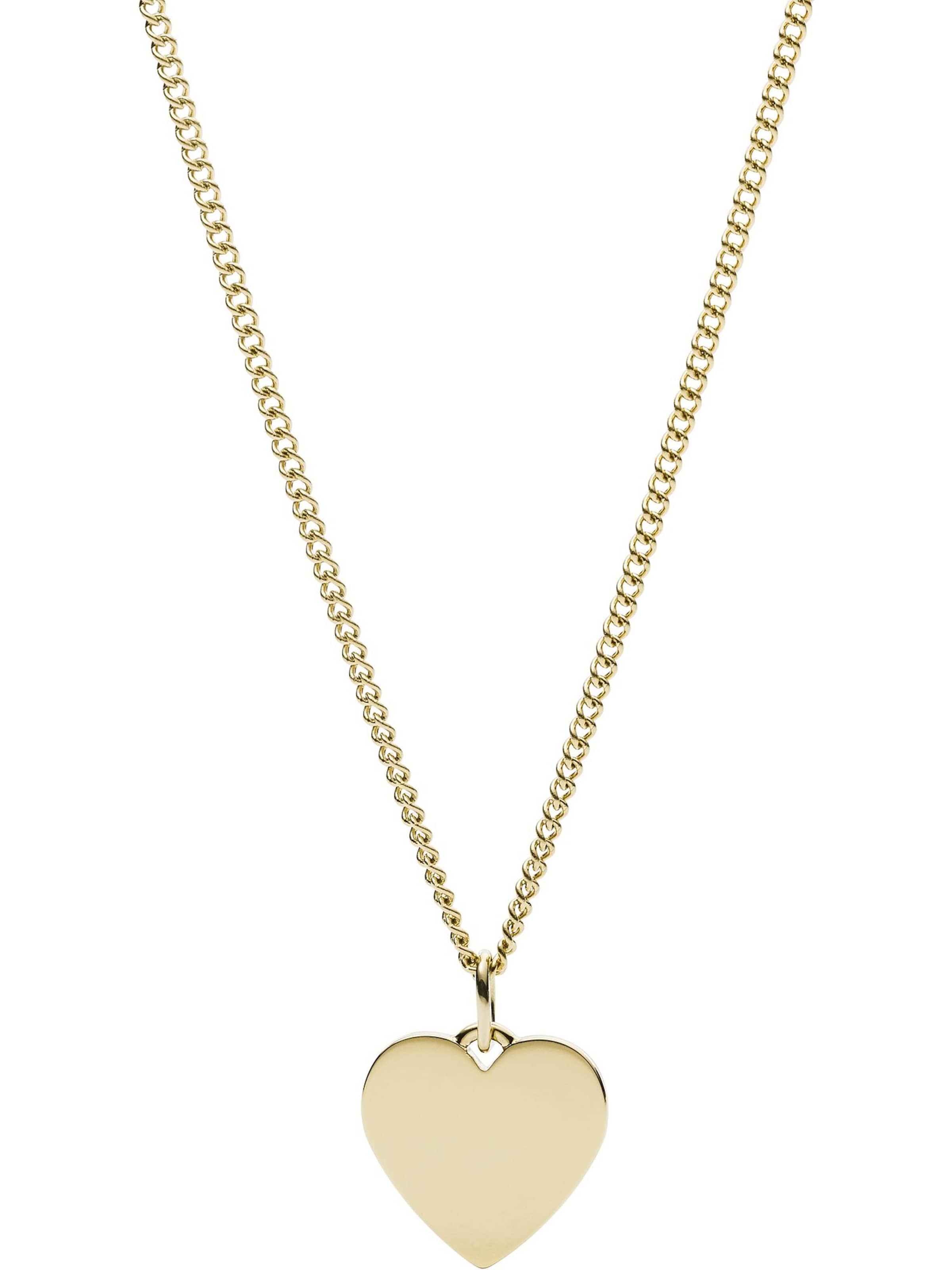 FOSSIL Necklace in Gold: front