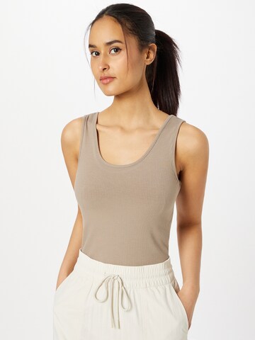 ONLY PLAY Sports top 'JURA' in Brown: front
