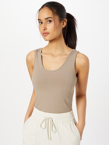 ONLY PLAY Sports Top 'JURA' in Brown: front