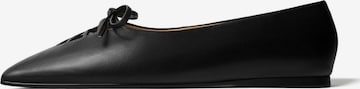 L37 HANDMADE SHOESBalerinke 'WAVES BETWEEN US TWO' - crna boja: prednji dio
