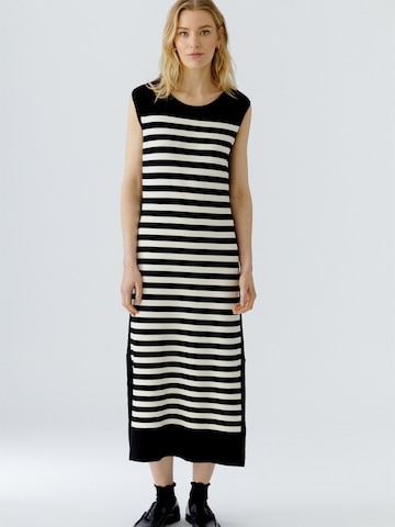OUI Strickkleid in Schwarz