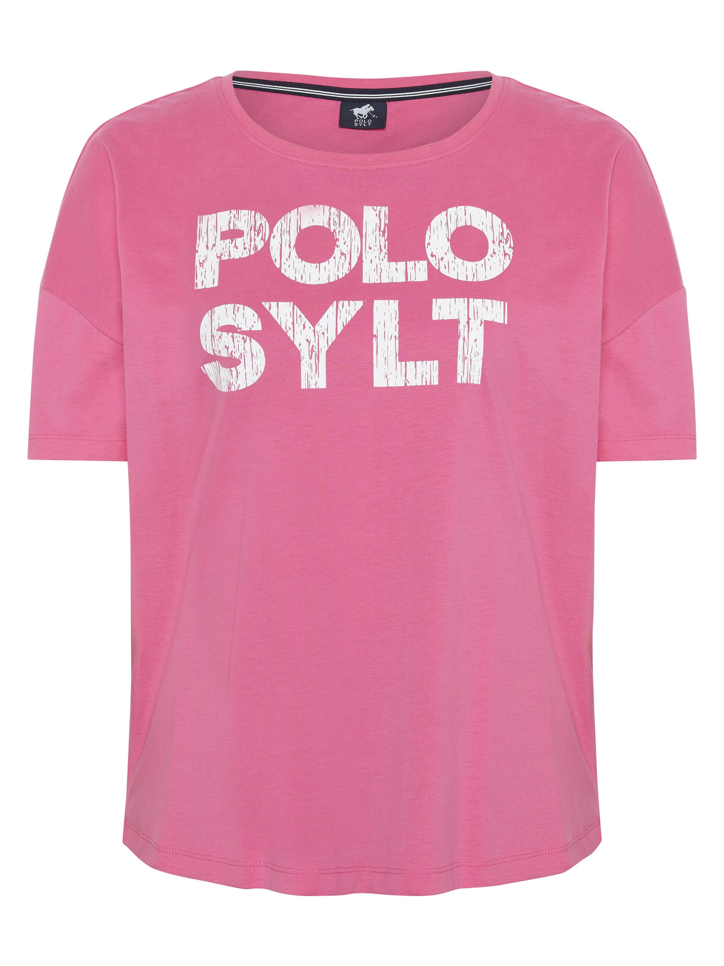 Polo Sylt T-Shirt in Pink: Vorderseite