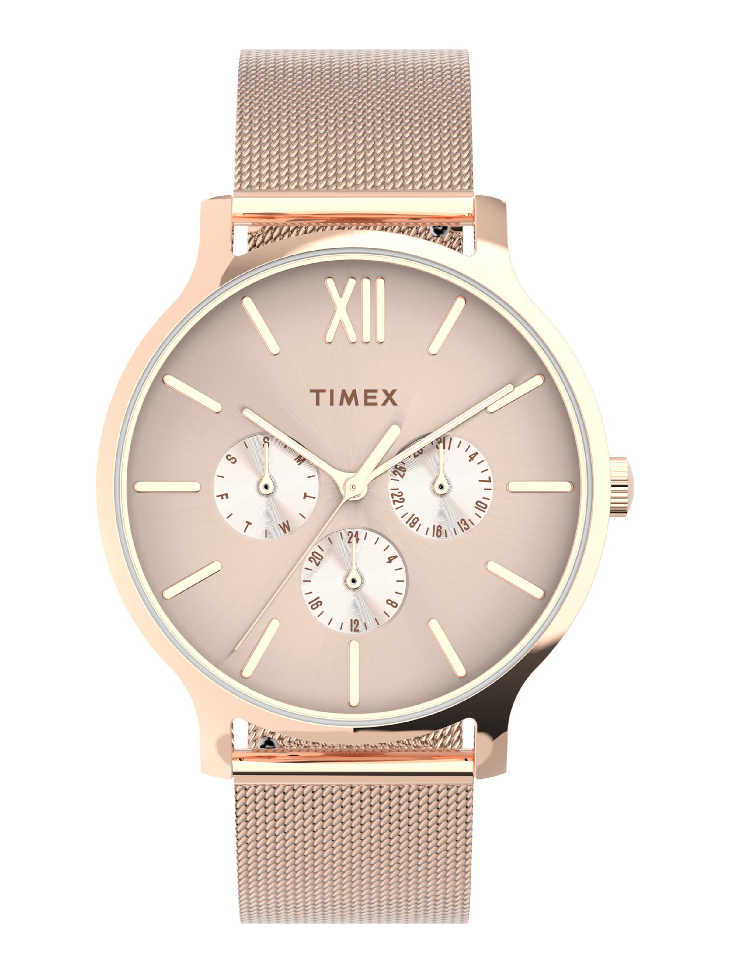 TIMEX Analog watch 'Transcend City' in Gold: front
