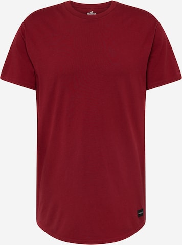 T-Shirt HOLLISTER en rouge : devant