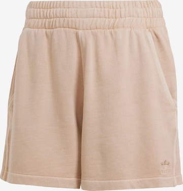 ADIDAS ORIGINALS Loosefit Broek in Beige: voorkant