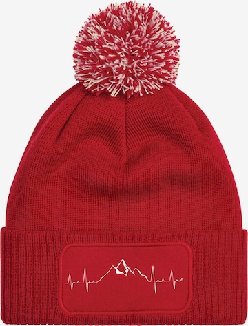 Youth Designz Mütze 'Heartbeat Mountain' in Rot: Vorderseite