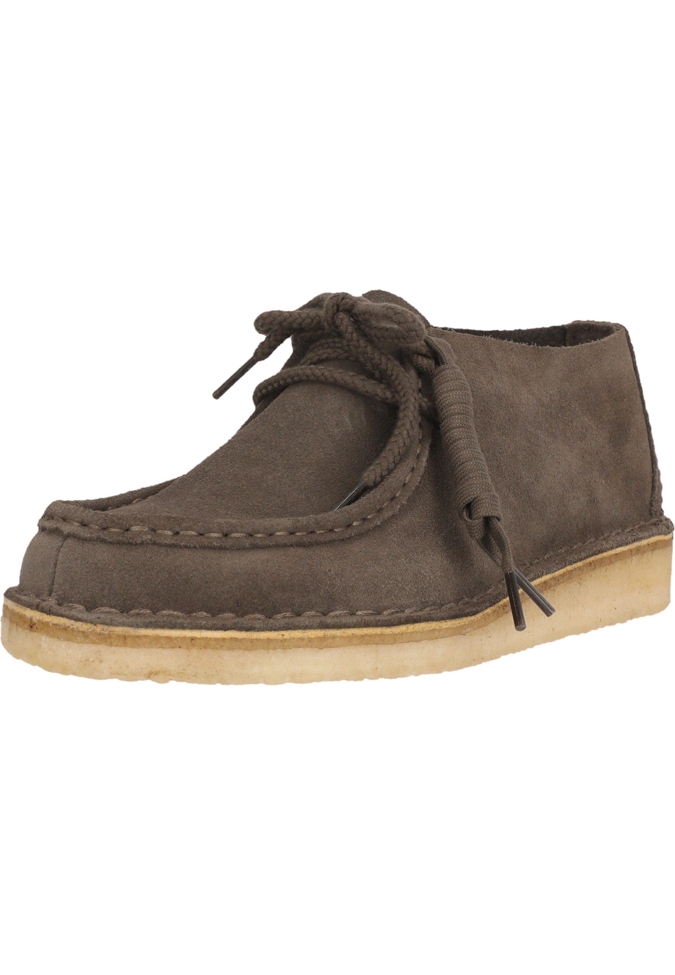 CLARKS Lace-up shoe 'Desert' in Brown: front