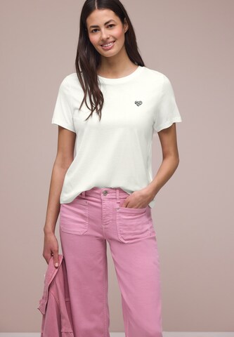 STREET ONE Shirt in White: front