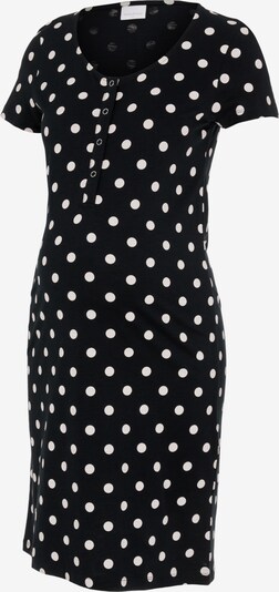 MAMALICIOUS Chemise de nuit en noir / blanc, Vue avec produit