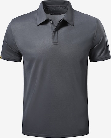 YOUTHUP Performance Shirt 'Gradschnitt' in Grey: front