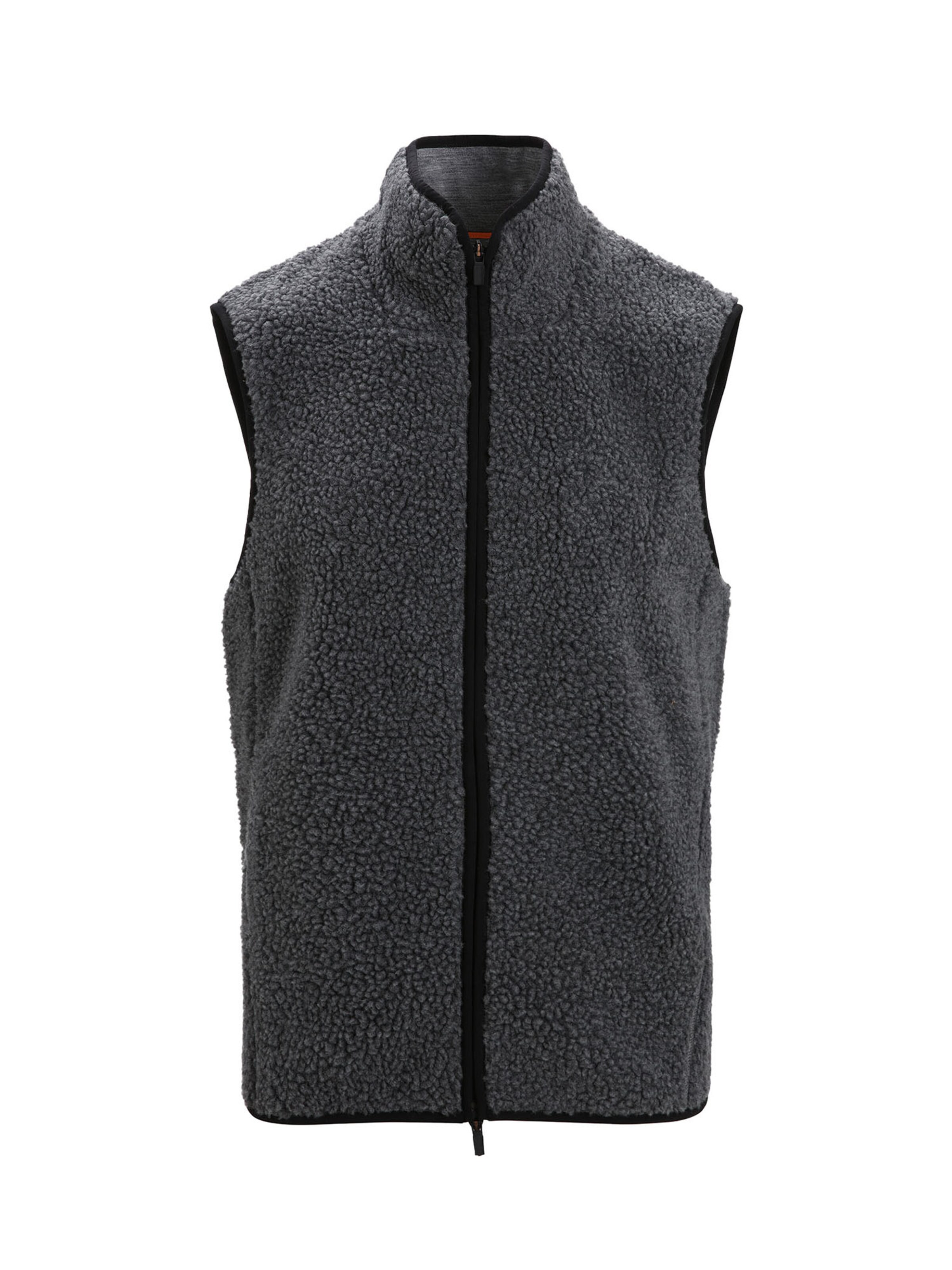 ICEBREAKER Vest 'M RealFleece High Pile Vest' in Grey: front