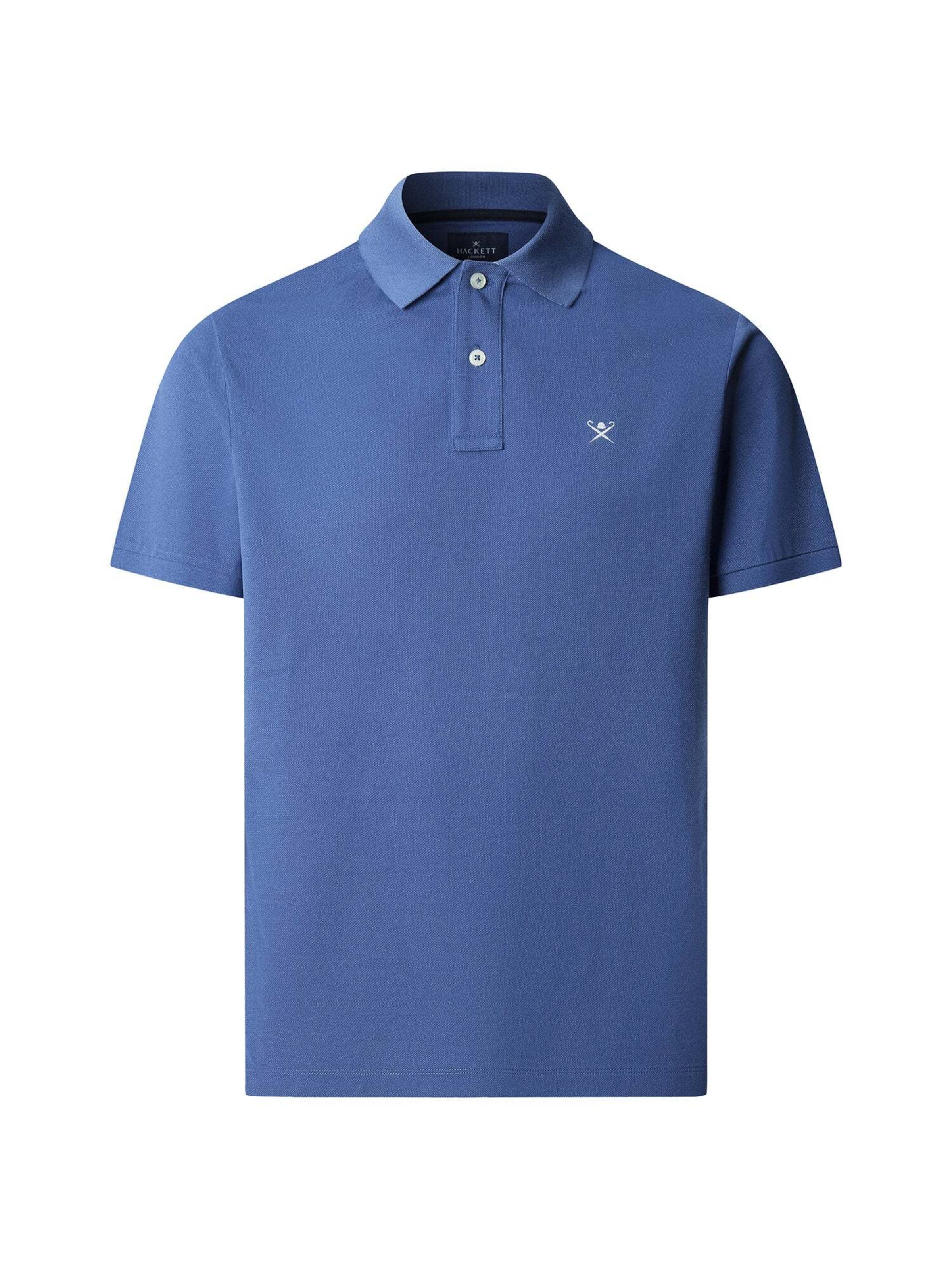 Hackett London Poloshirt in Blau: Vorderseite