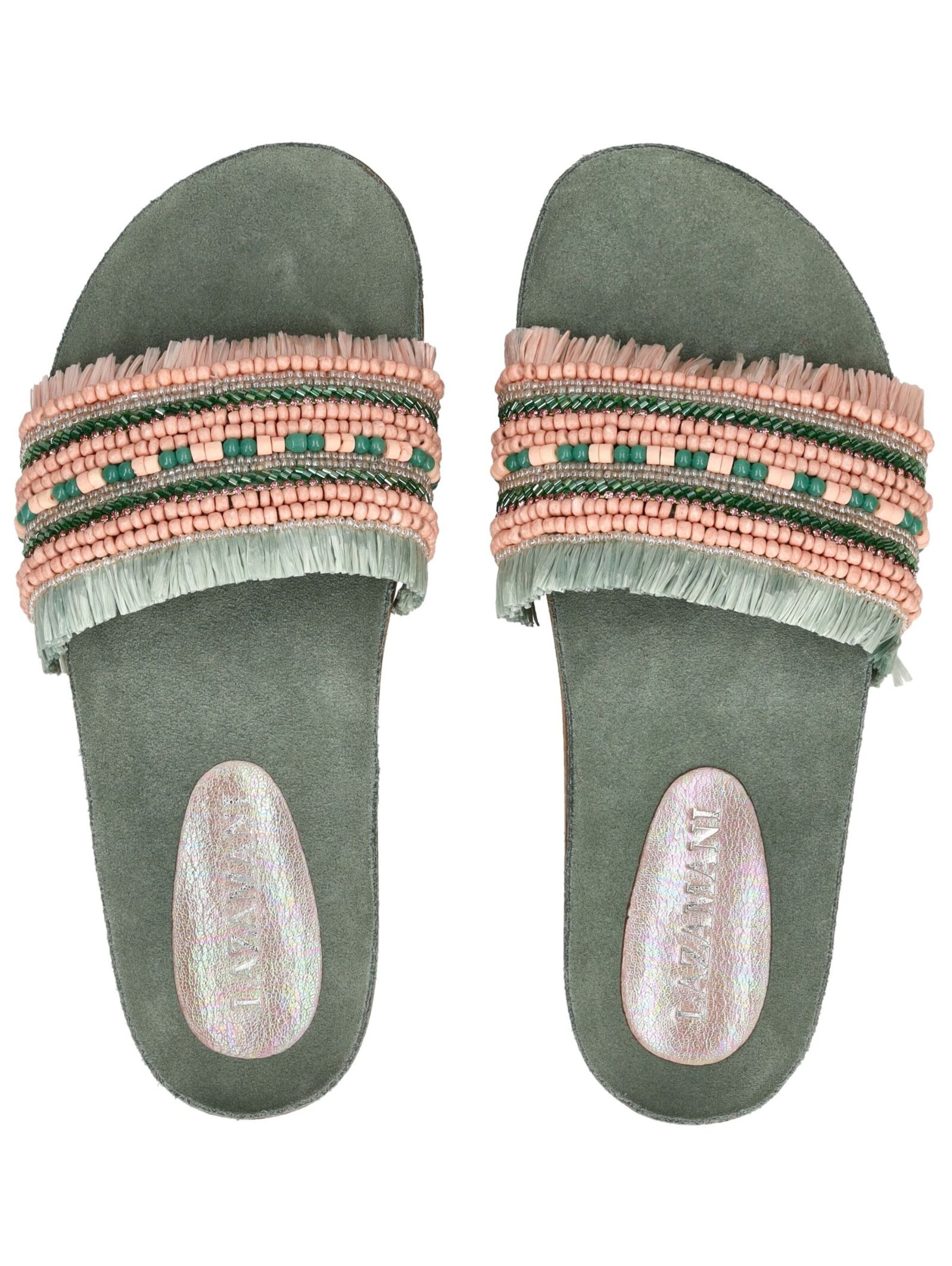 LAZAMANI Mules in Green
