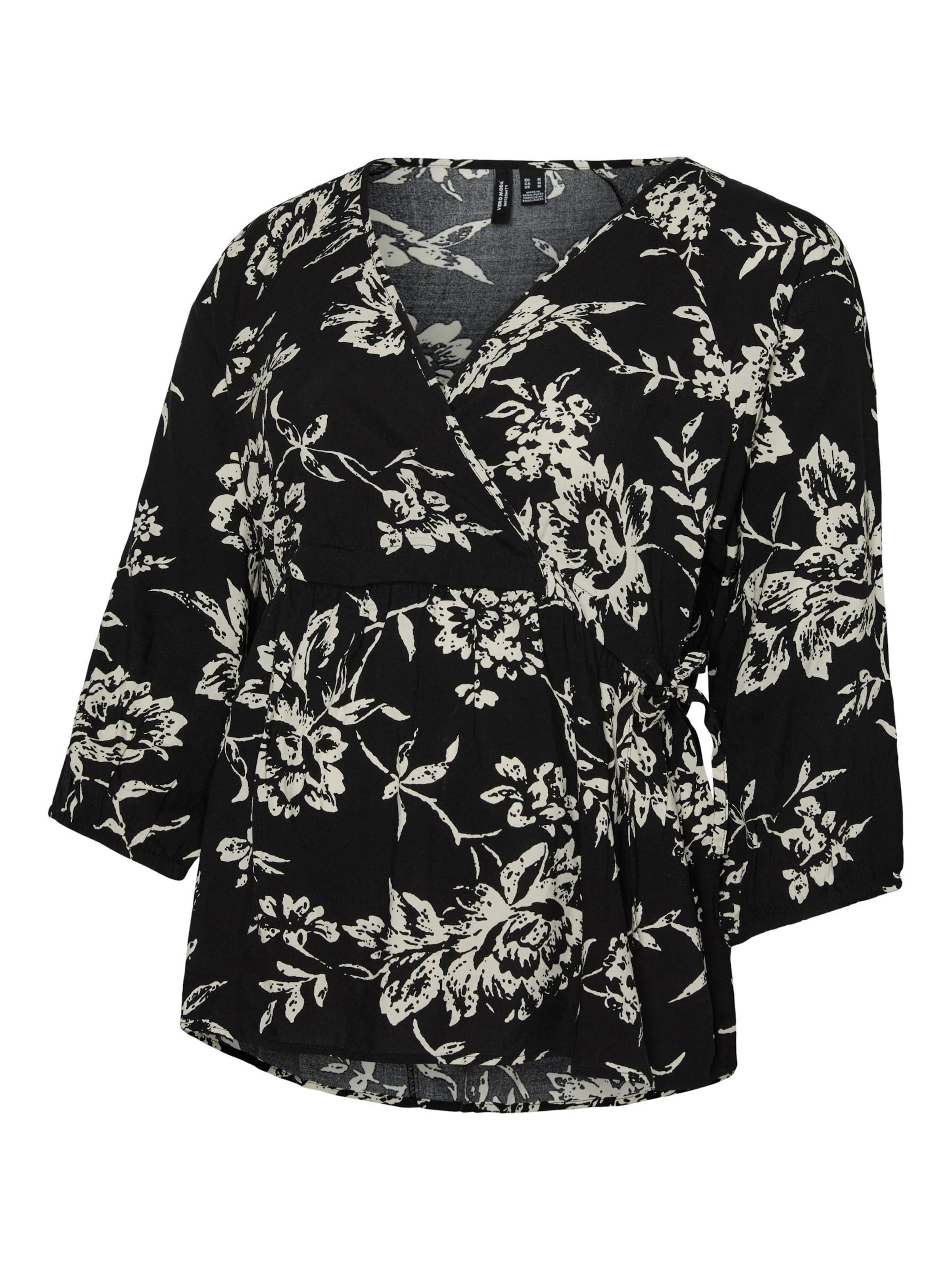 Vero Moda Maternity - Blusa en negro: frente